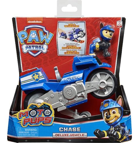 Paw Patrol Chase Moto pups deluxe vehicle