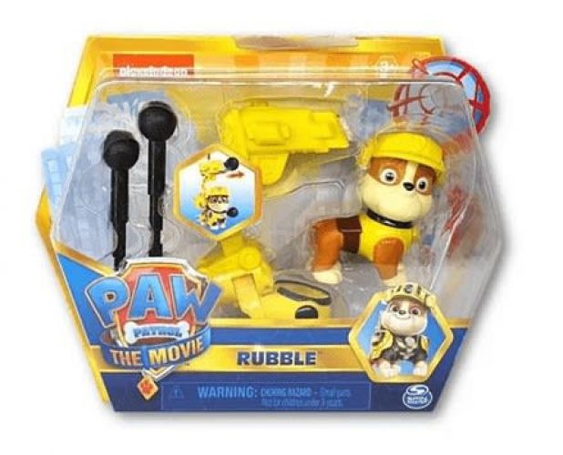 Paw Patrol Rubble figura con accesorios