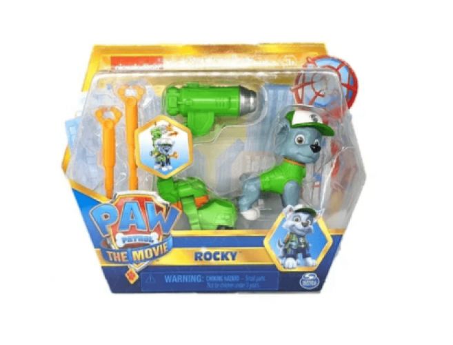 Paw Patrol Rocky figura con accesorios